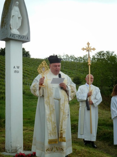 Christi Himmelfahrtsprozession zur Donatuskapelle Neckenmarkt